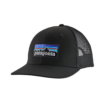 Patagonia keps P-6 logo trucker svart