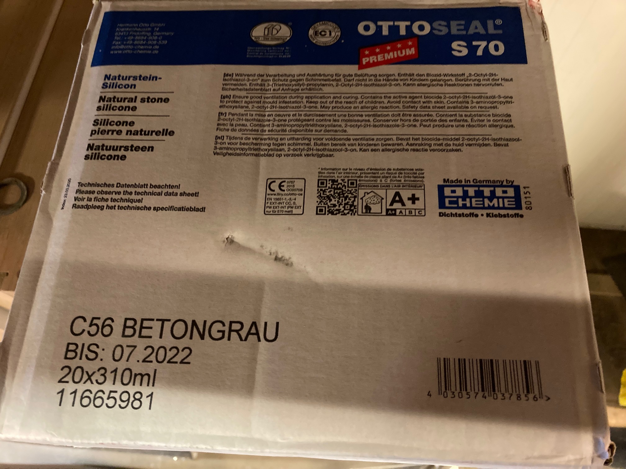 Silikonfog Ottoseal S70 (Flera olika färger) - 3