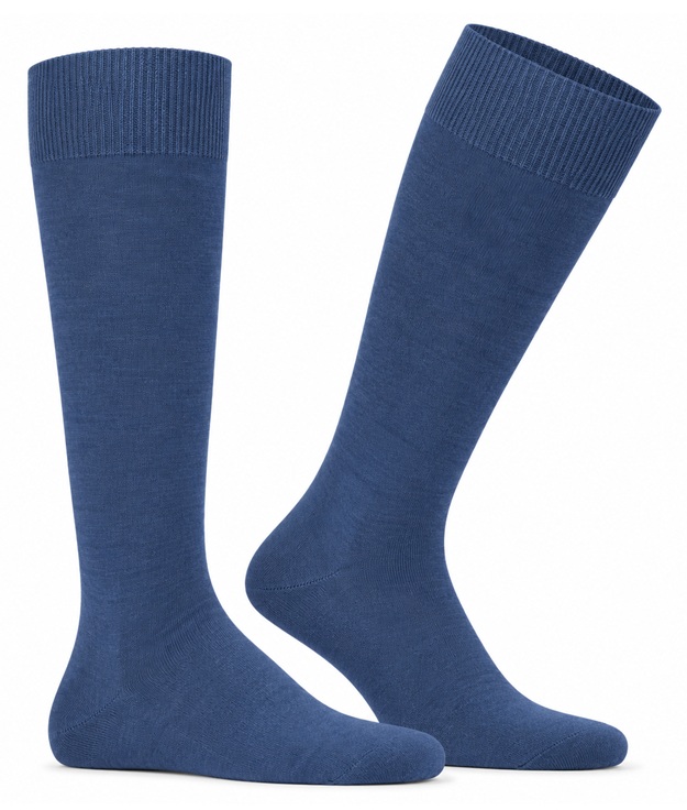  4-Pack Blue Knee Socks Bamboo