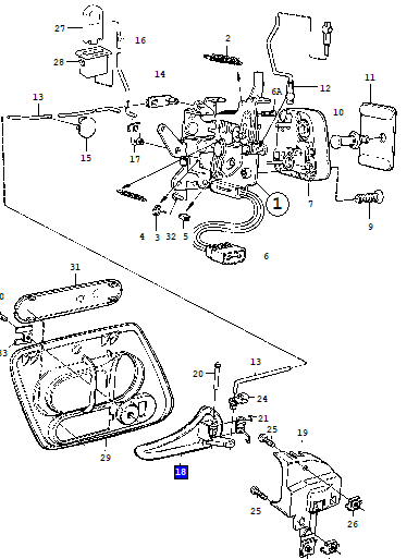 Handle 9000 85-98 - 2