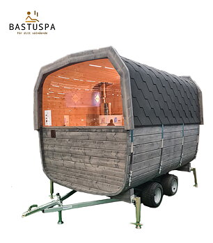 Bastuvagn Ramsö 3m med Relax/Omklädningsrum