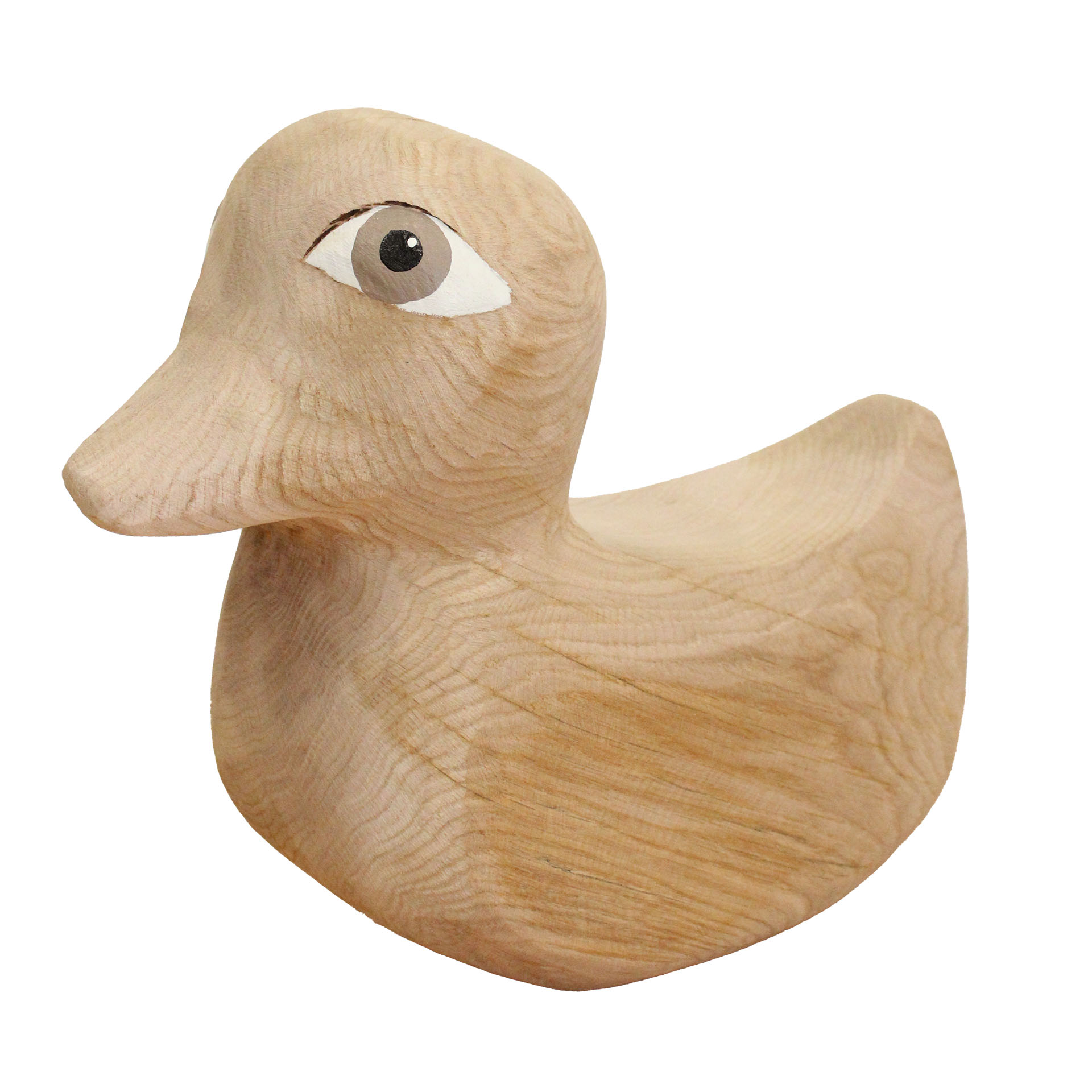 Träskulptur Anka liten
