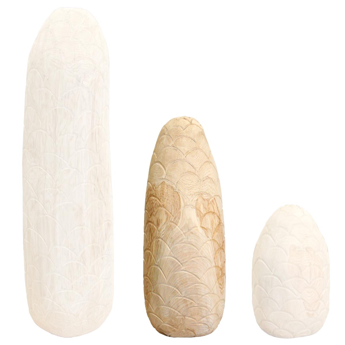 Träskulptur Grankotte medium