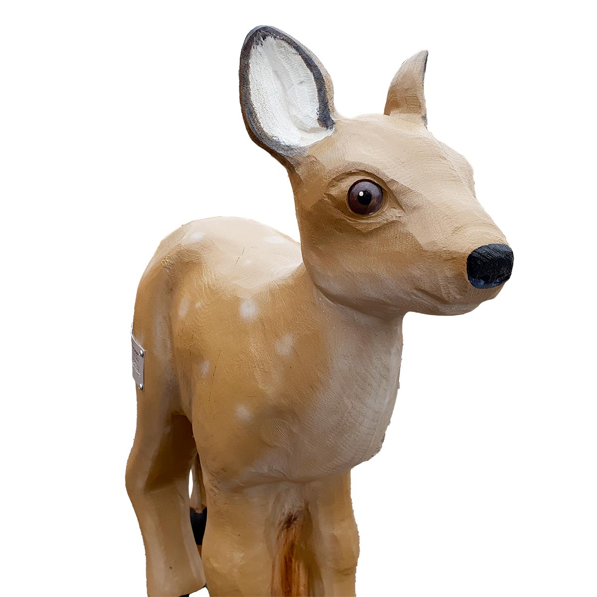 Treskulptur Rådyr stående eventyr - 3