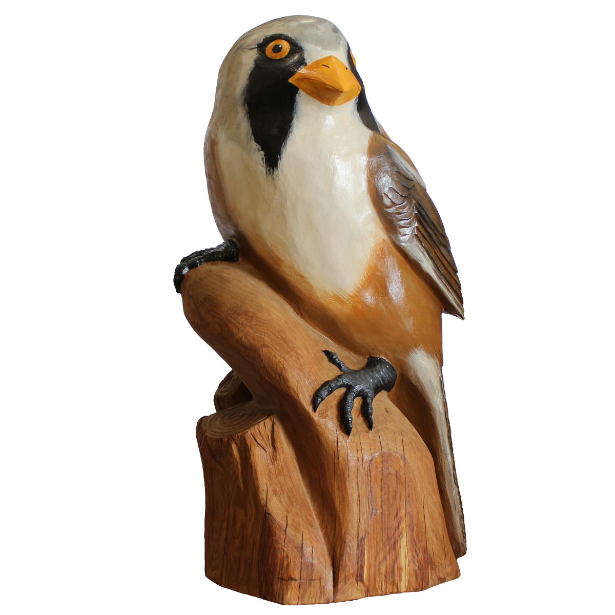 Träskulptur Skäggmes