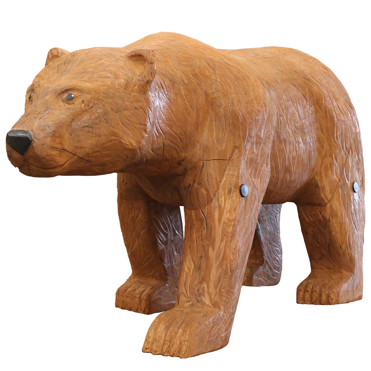 Træskulptur Venlig bjørn Virkelighedstro