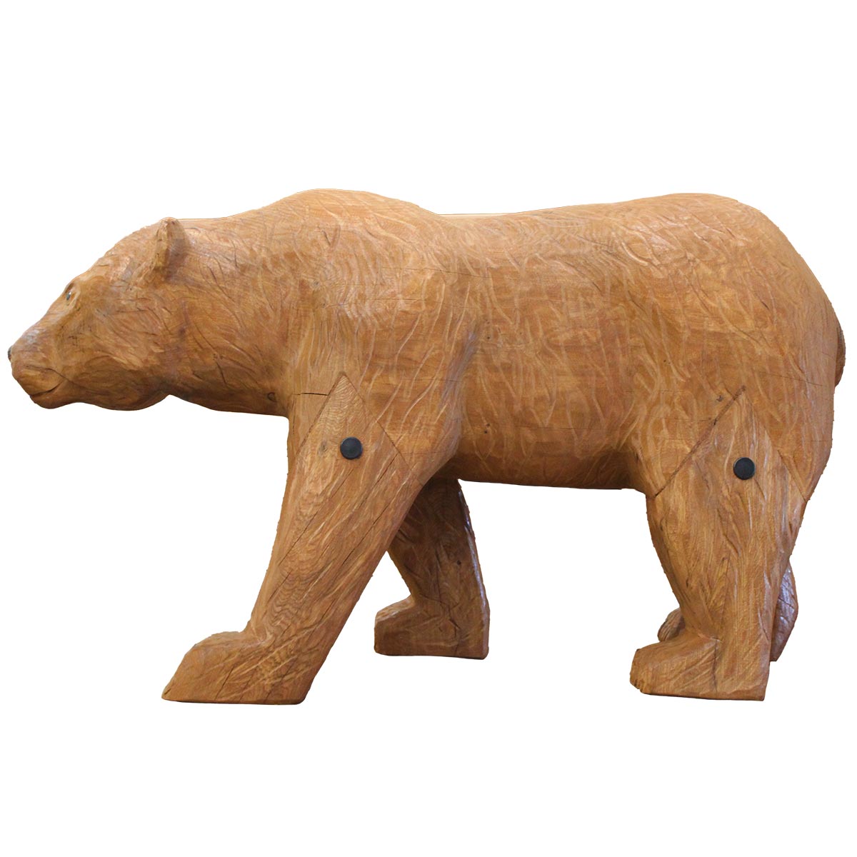 Træskulptur Venlig bjørn Virkelighedstro - 3