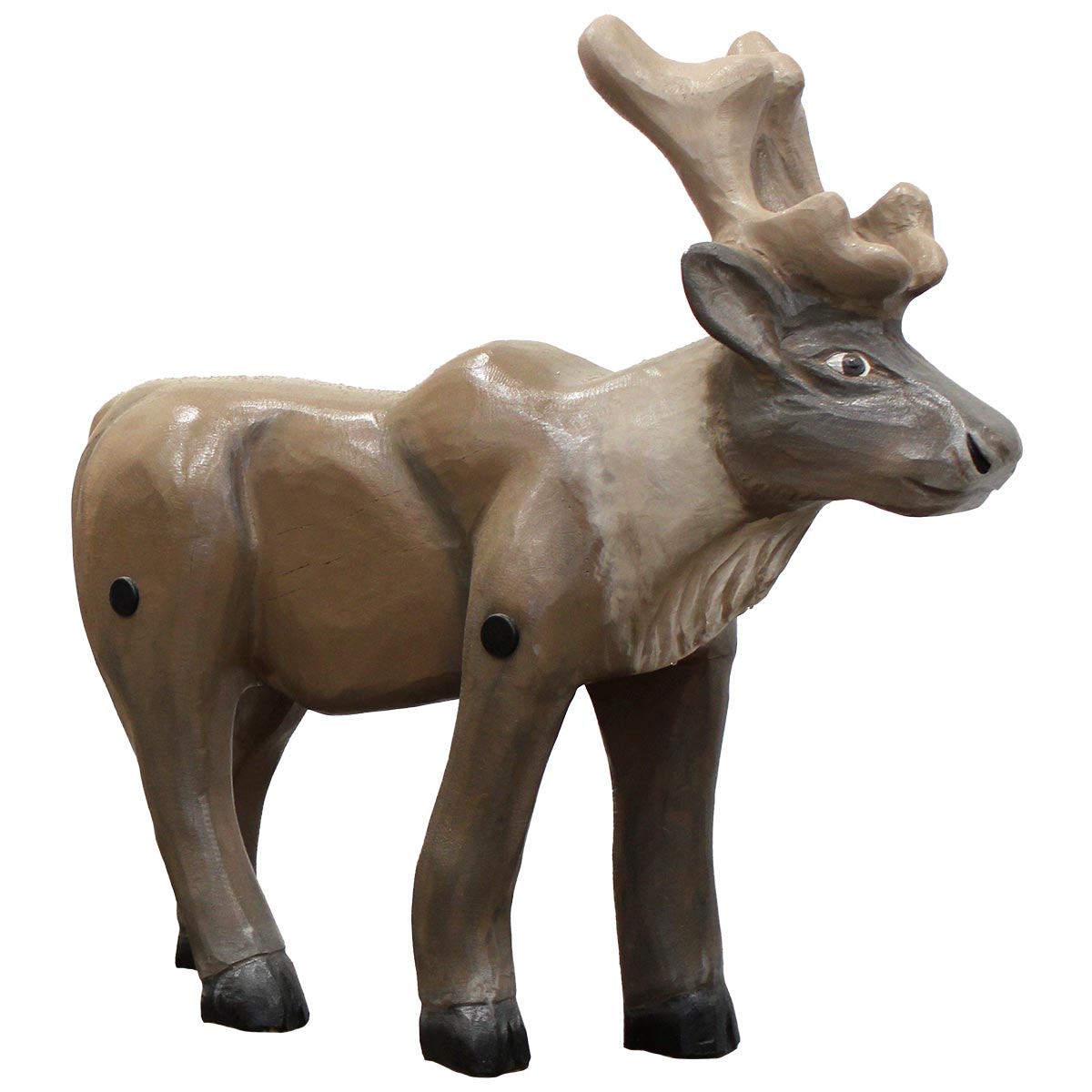 Träskulptur Ren Verklig