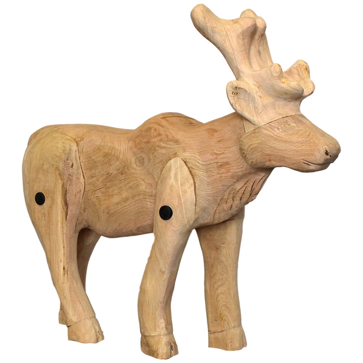 Träskulptur Ren Verklig - 4