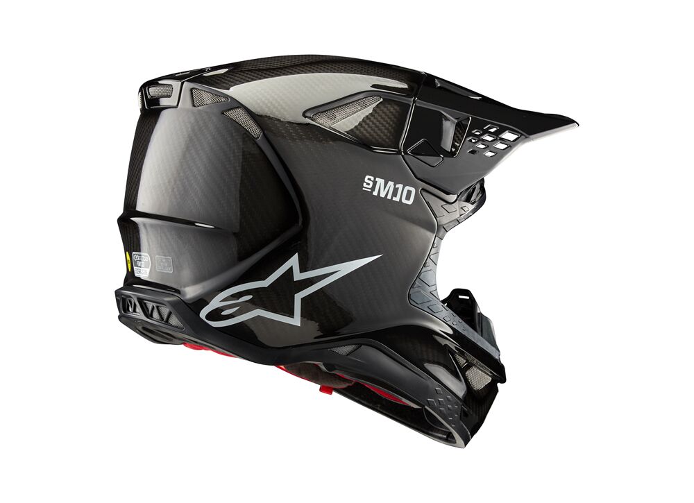 Alpinestars Supertech M10 Solid MX Helmet Black
