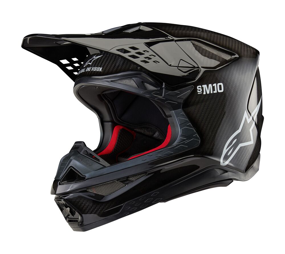 Alpinestars Supertech M10 Solid MX Crossikypärä Musta
