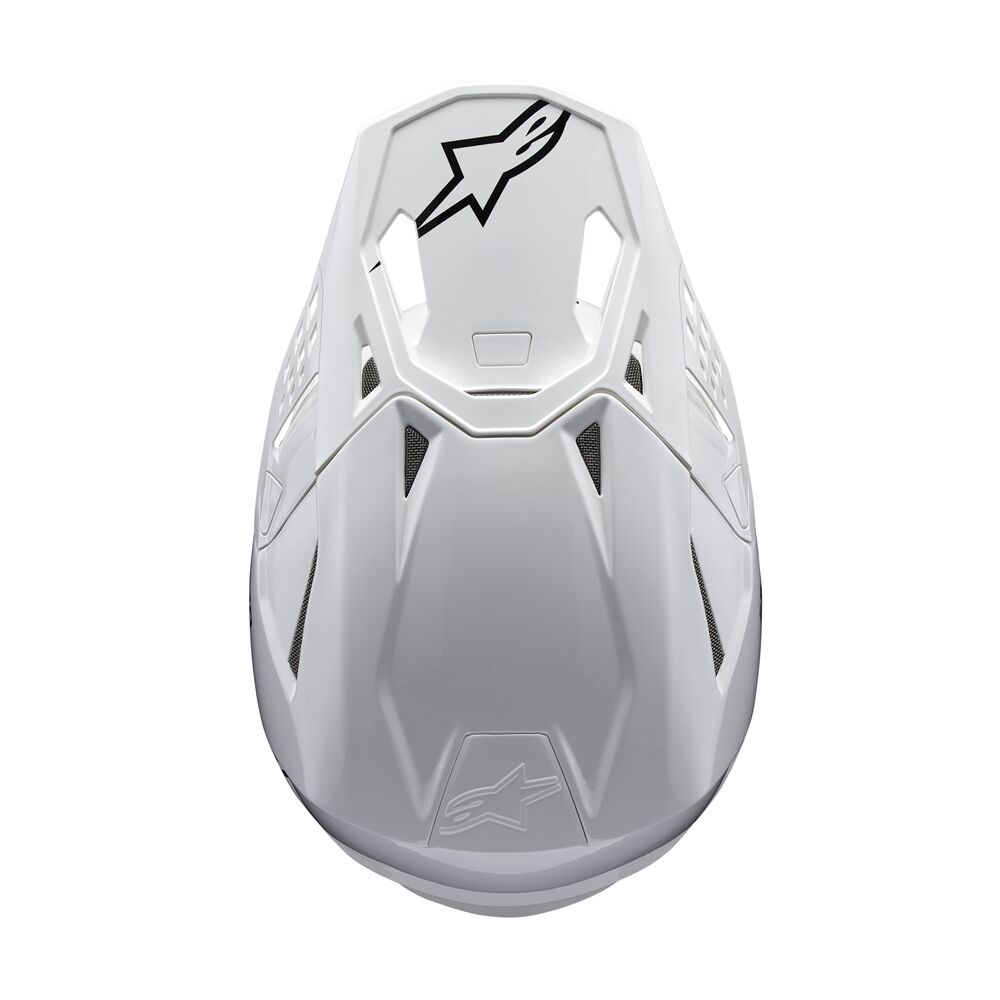 Alpinestars Supertech M10 Solid MX Helm Wieß - 7