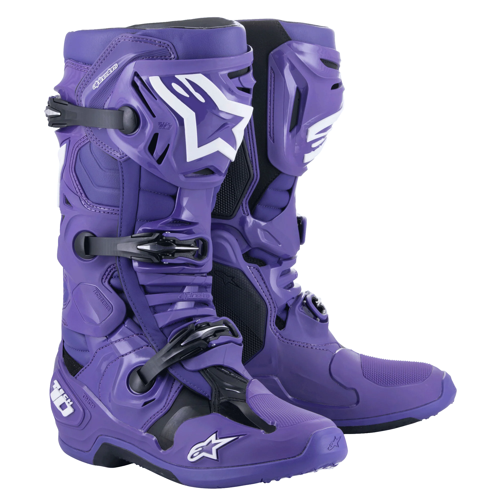 Alpinestars Tech 10 Crosslaarzen Zwart/ Purper