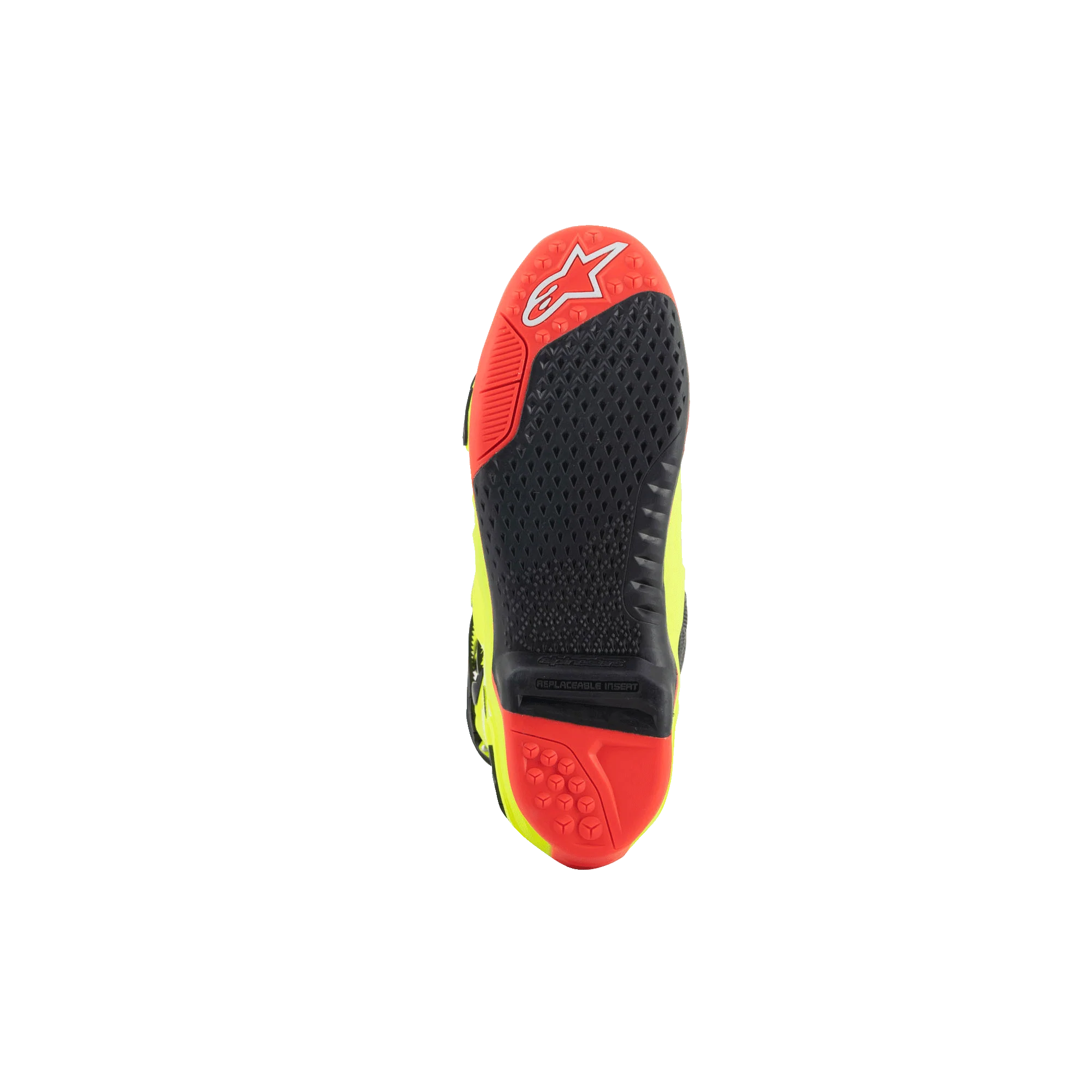 Tech 10 Botas de Cross Alpinestars Negro/ Hi-Vis Rojo/ Hi-Vis Amarillo - 5