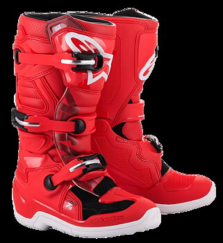 Alpinestars Youth Tech 7S Crossisaappaat Punainen