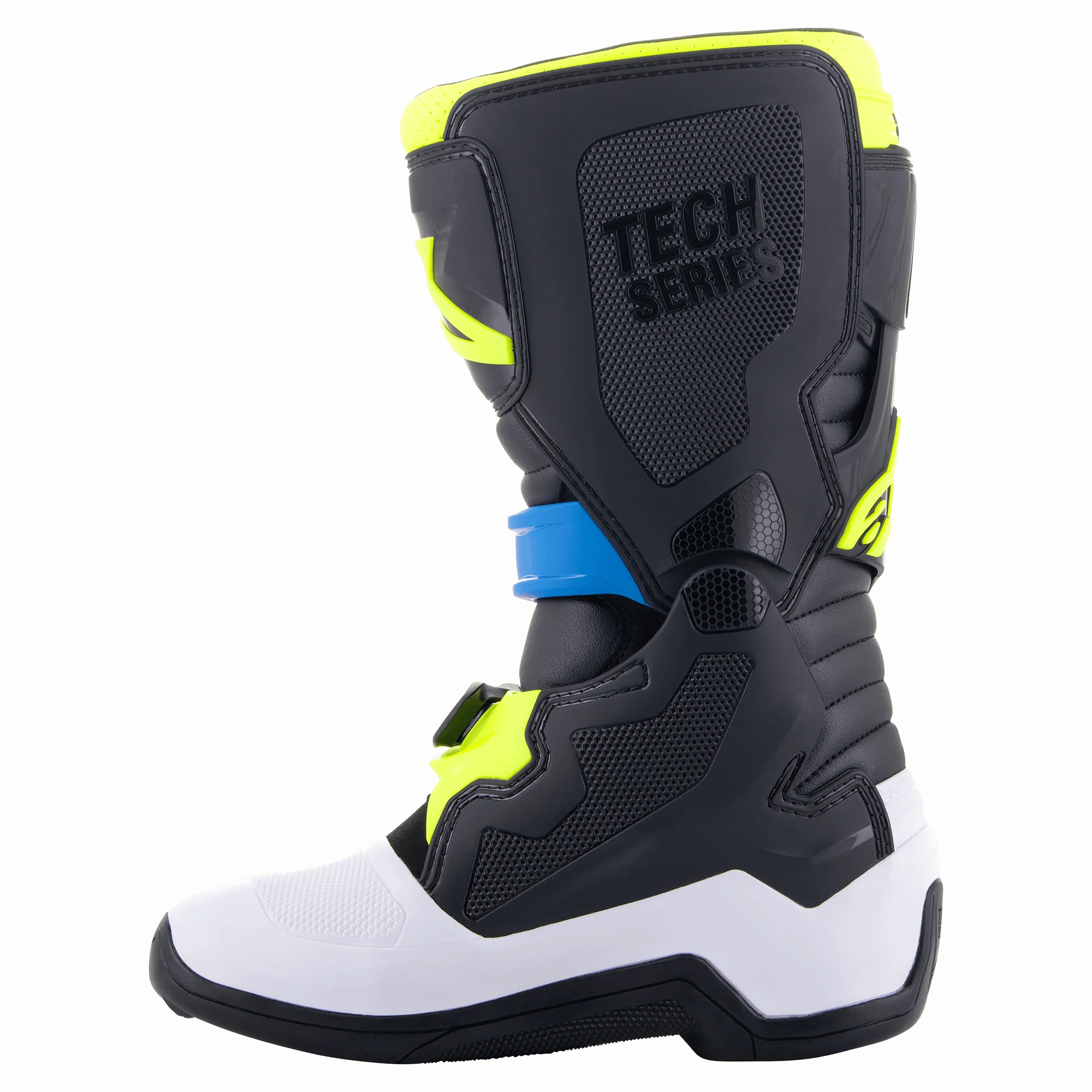 Alpinestars Tech 7S Kinderstiefel Schwarz/ Blau/ Wieß/ Gelb - 4