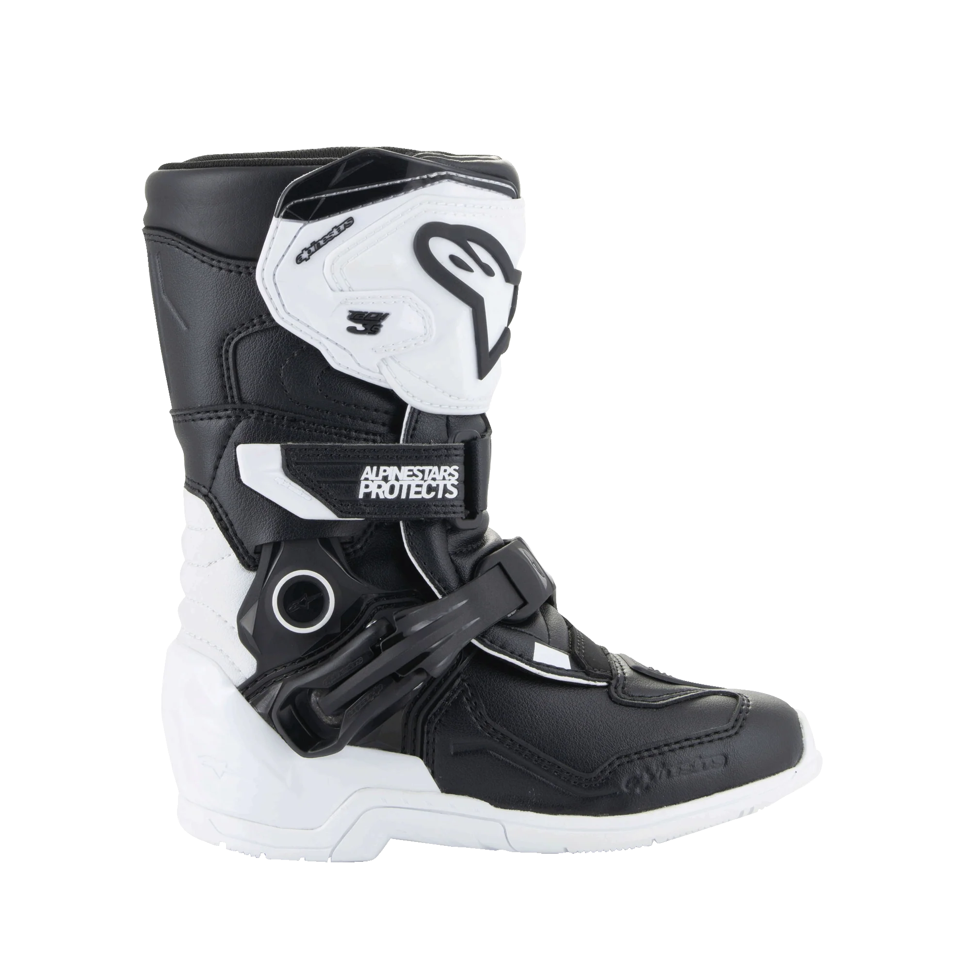 Alpinestars Kids Tech 3S Crosstövlar Svart/ Vit - 2