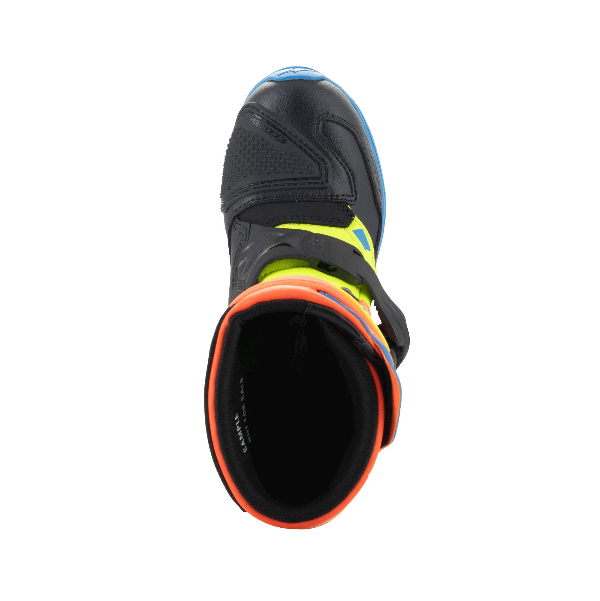 Alpinestars Kids Tech 3S Crossisaappaat Sininen/ Hi-Vis Oranssi/ Hi-Vis Keltainen - 6