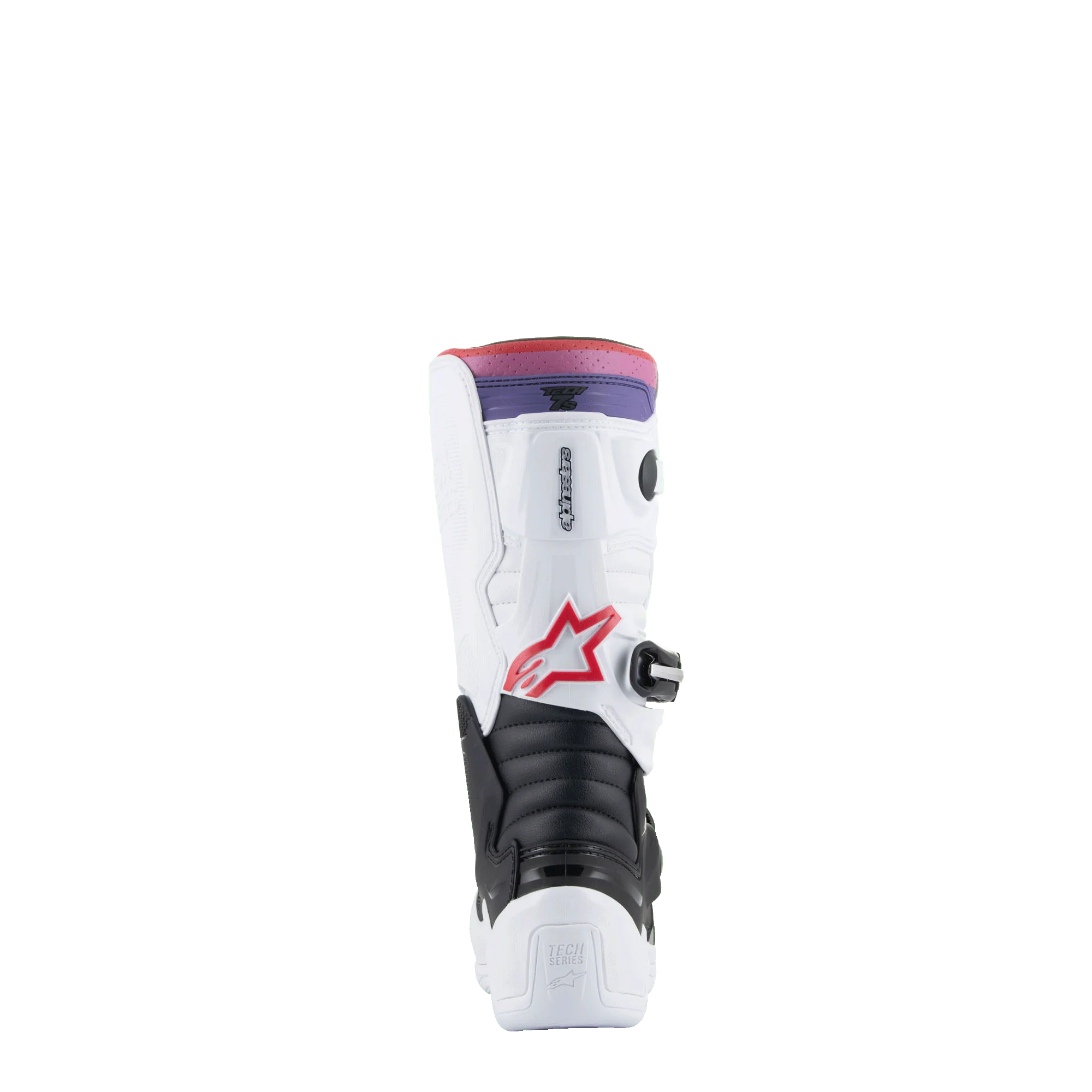 Alpinestars Youth Tech 7S Crossisaappaat Musta/ Rainbow/ Valkoinen - 5
