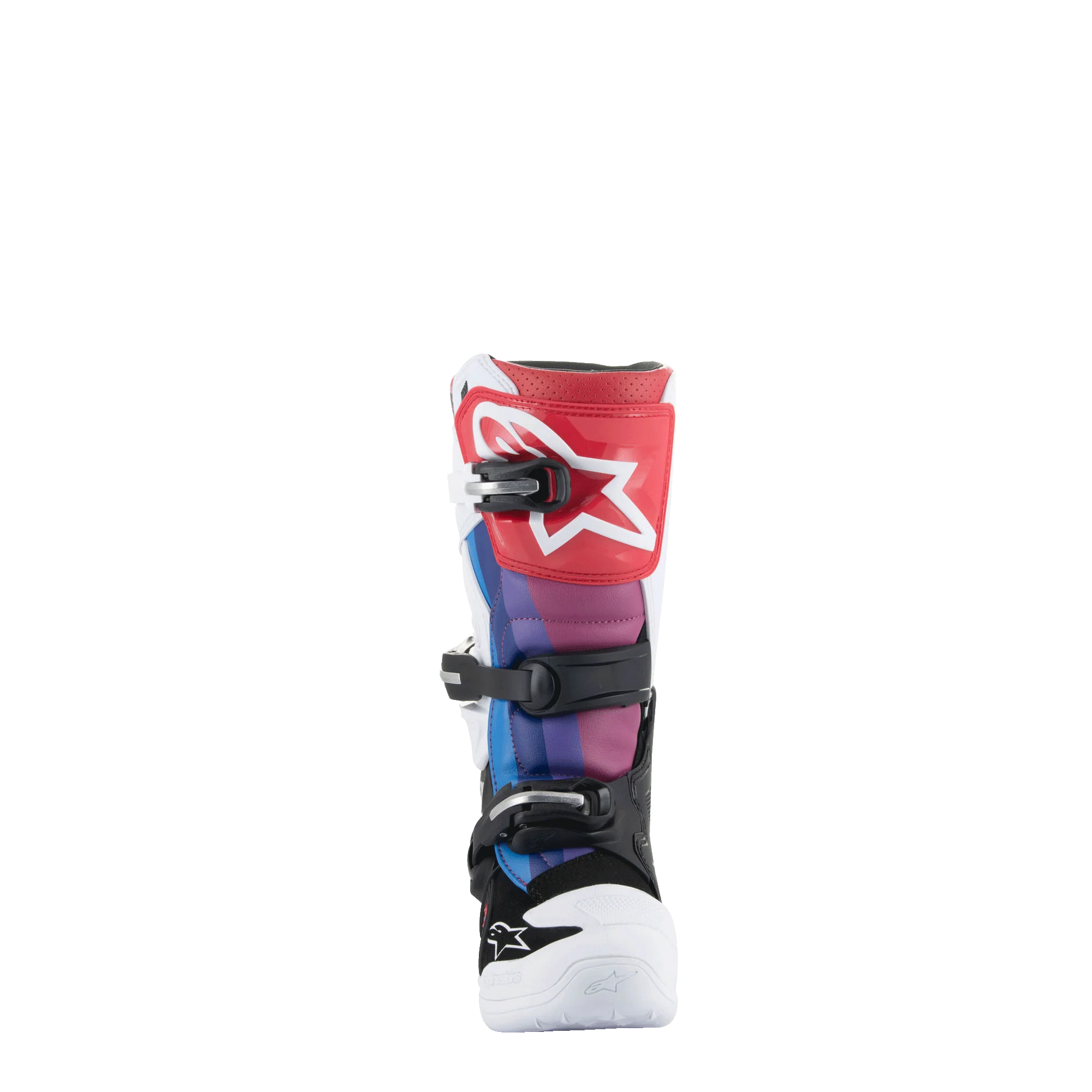 Alpinestars Youth Tech 7S Crossisaappaat Musta/ Rainbow/ Valkoinen - 4