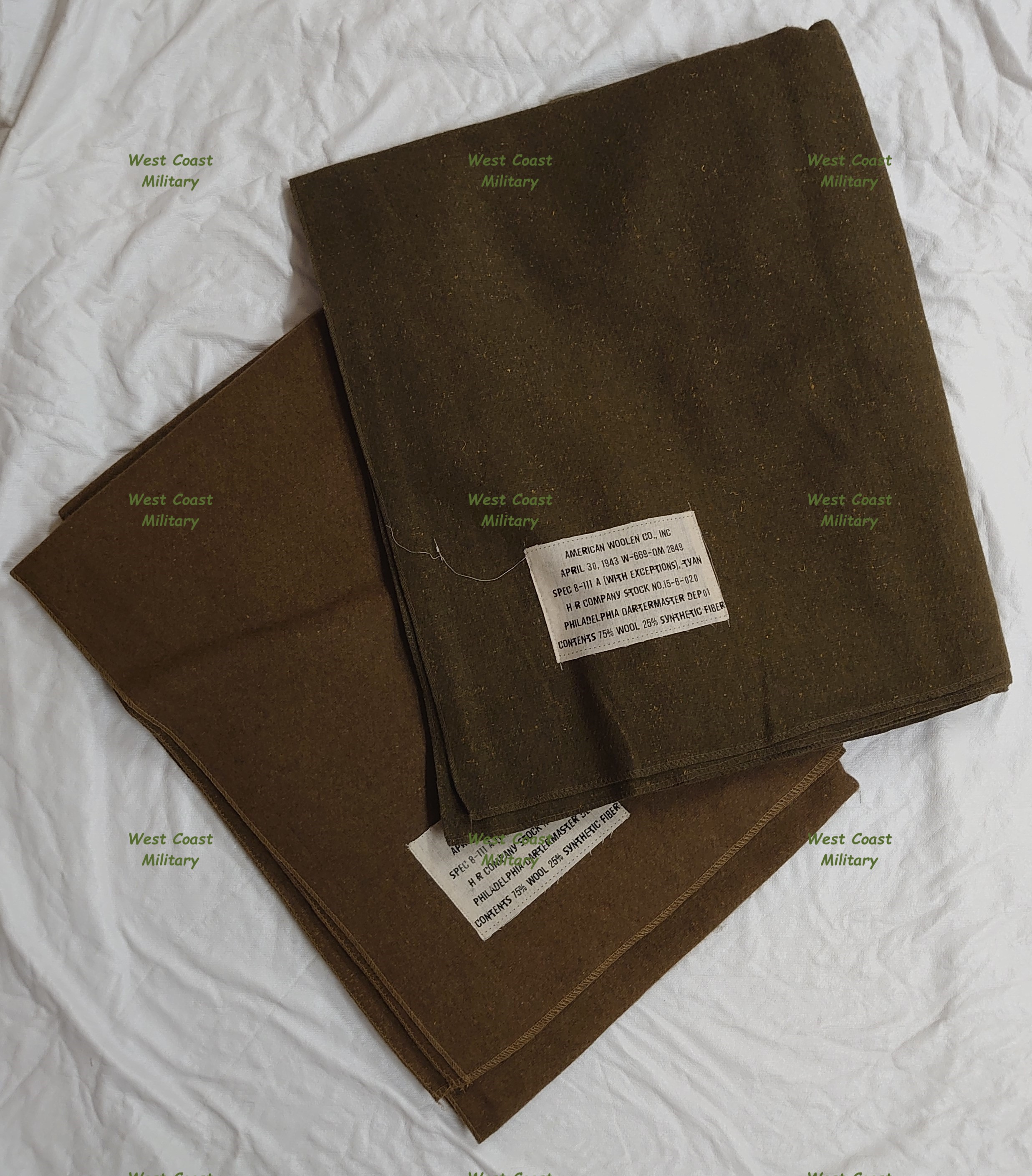 WW2 Blanket West coast military
