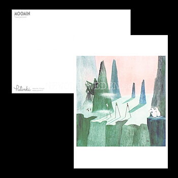 MOOMIN Comet in Moominland Vykort - 342