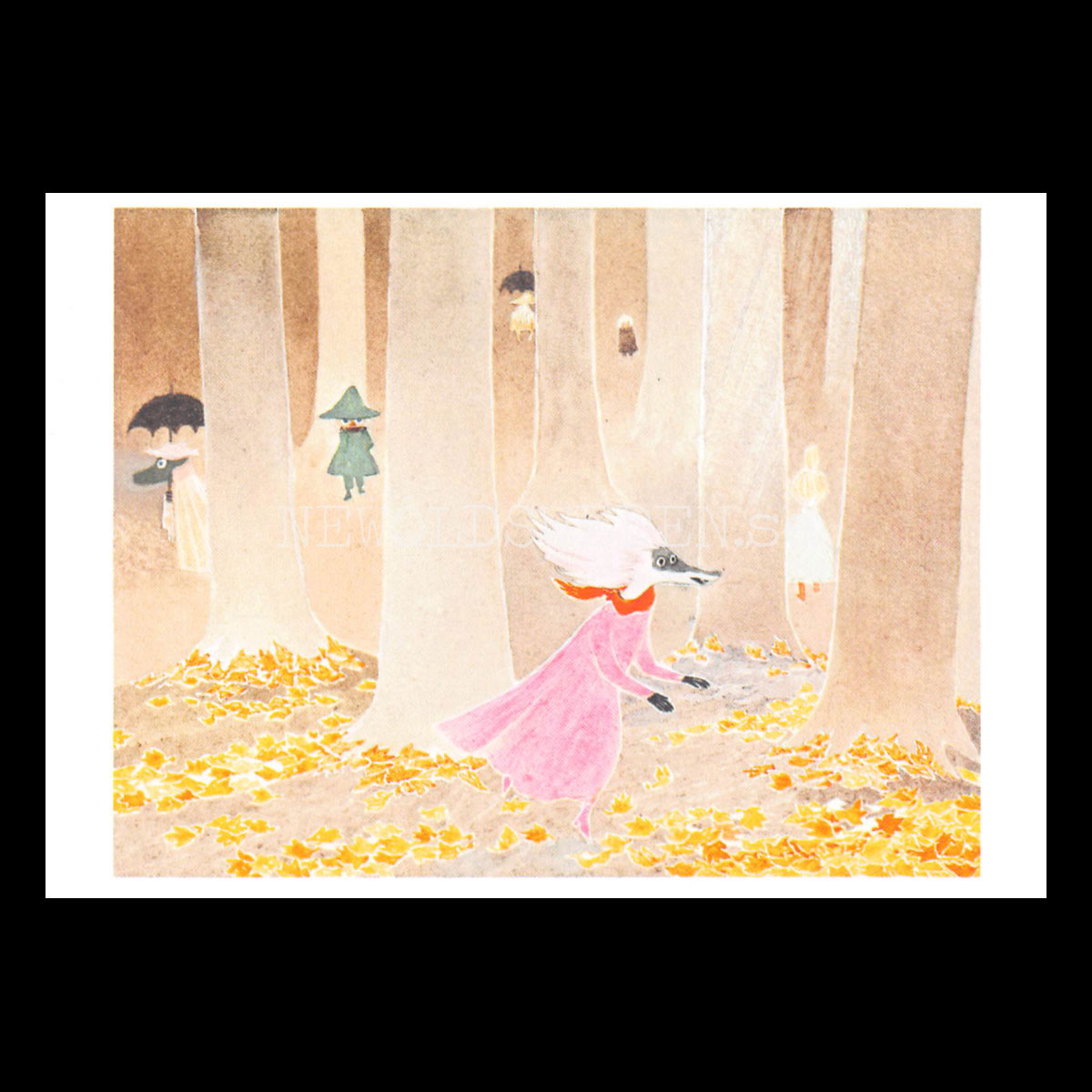 MOOMIN The Moominvalley in November Vykort - 342