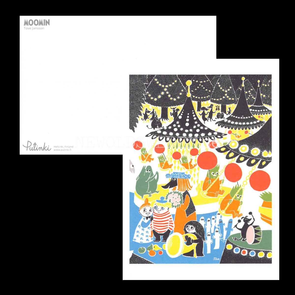 MOOMIN Who will comfort Toffle? Vykort - 342 - 2