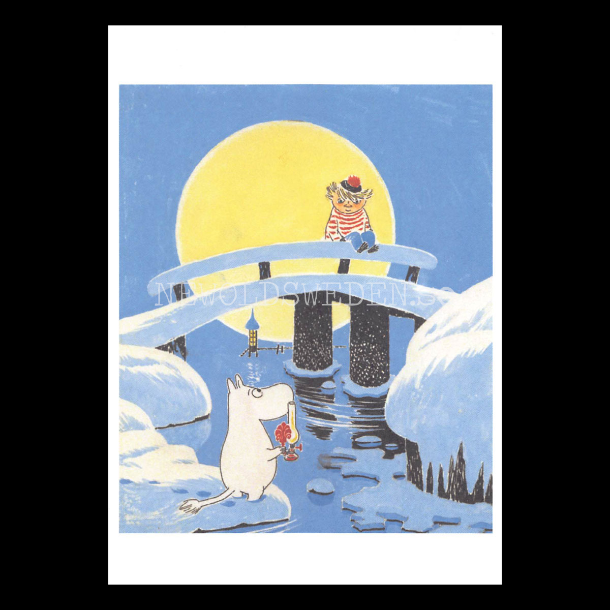 MOOMIN Moominland Midwinter Vykort - 342