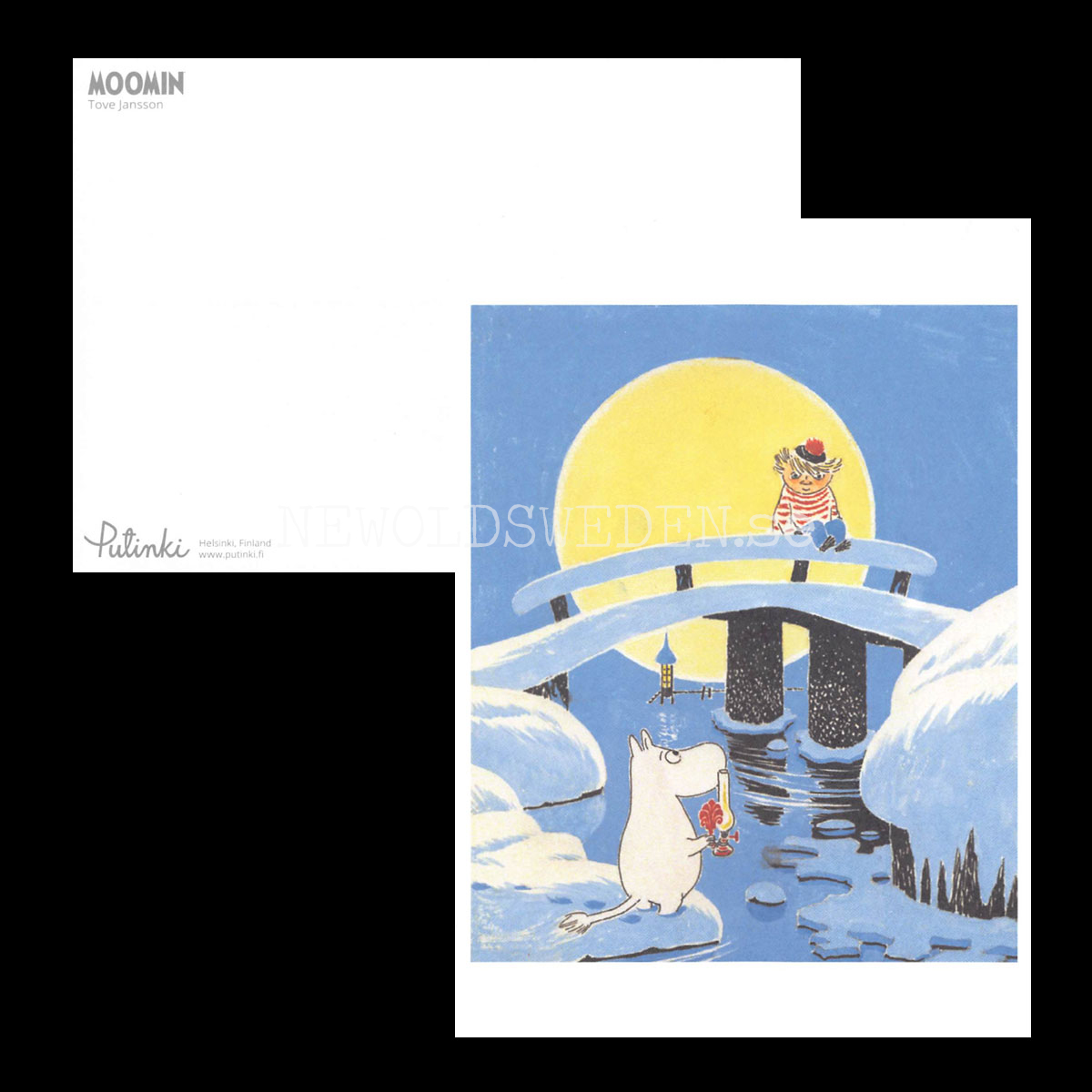 MOOMIN Moominland Midwinter Vykort - 342 - 2