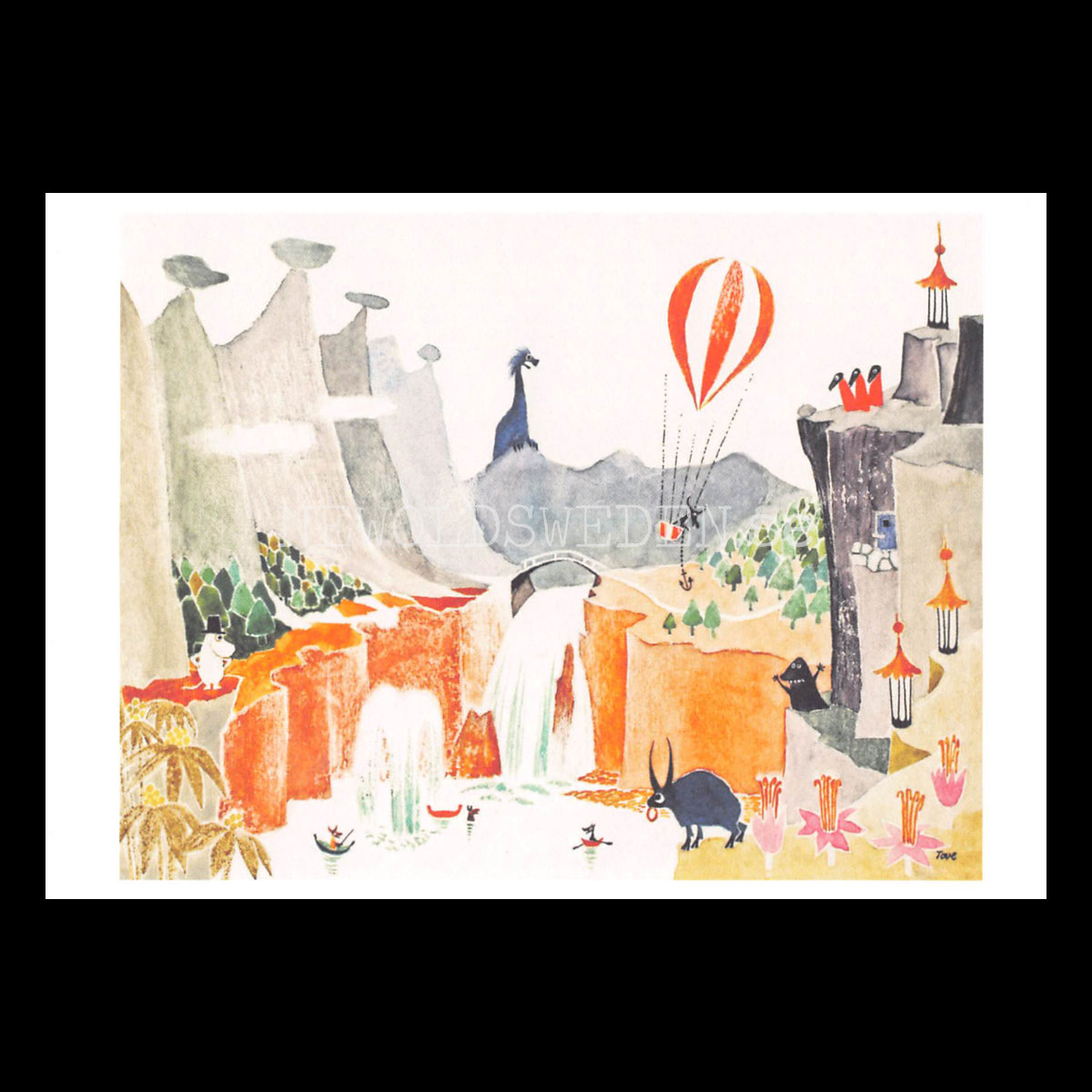 MOOMIN The Exploits of Moominpappa Vykort - 342