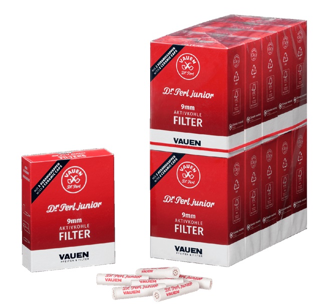 Vauen  Dr. Perl Junior Pipfilter 9mm 40 st