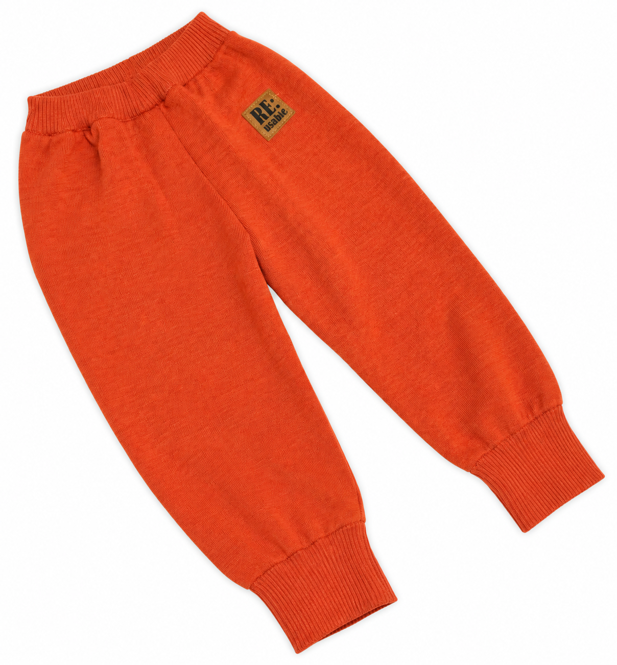Ullset Reuse i 100 % merinoull – orange med drake | 86/92 - 3