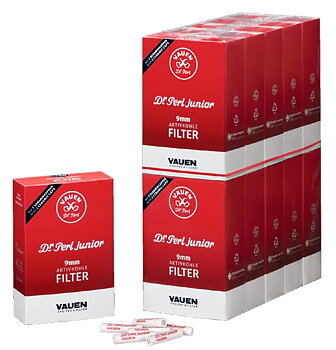 Vauen  Dr. Perl Junior Pipfilter 9mm 100 st