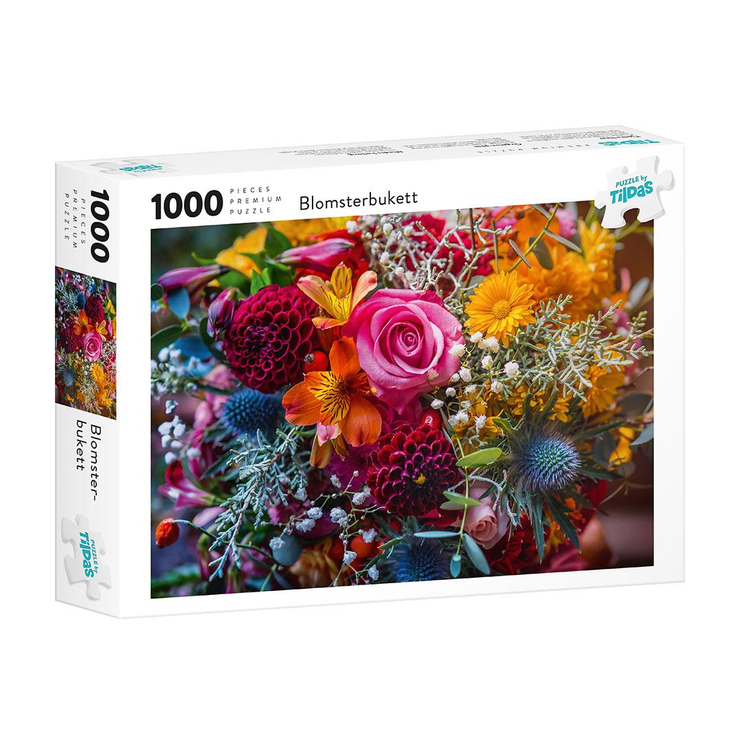 Blomsterbukett 1000 Bitar Tildas