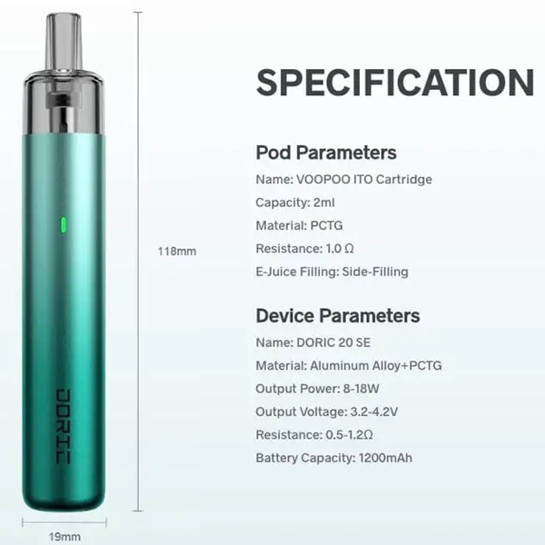Voopoo Doric 20 SE Startpaket - 3