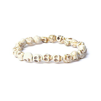 Döskalle Mala Armband - 9mm pärlor - 20cm