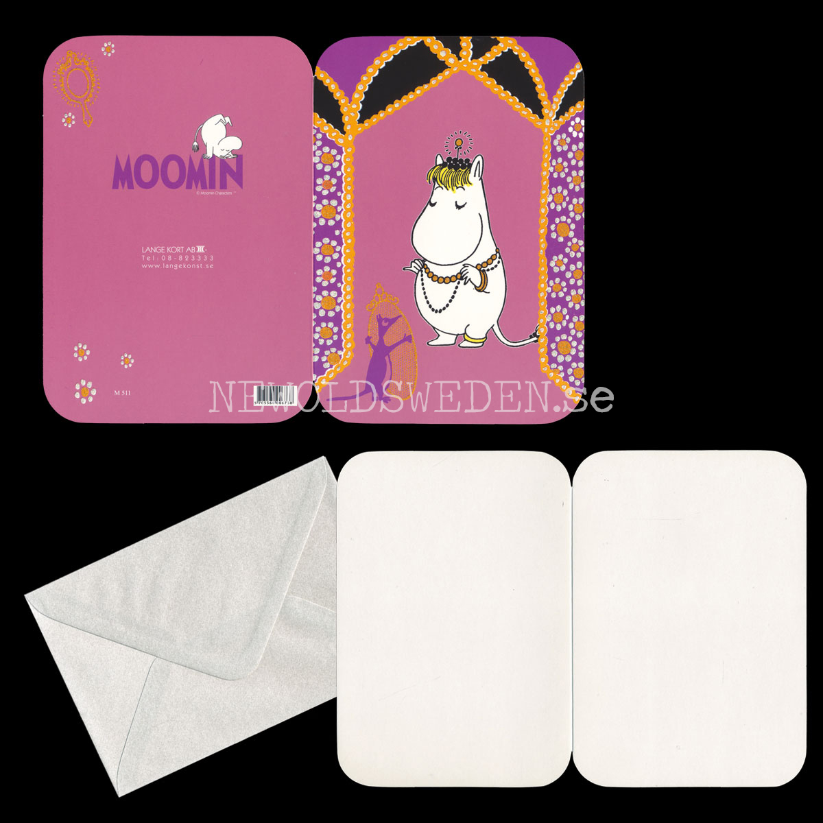 MOOMIN No. 11 - Exklusivt dubbel kort med kuvert - 751 - 2