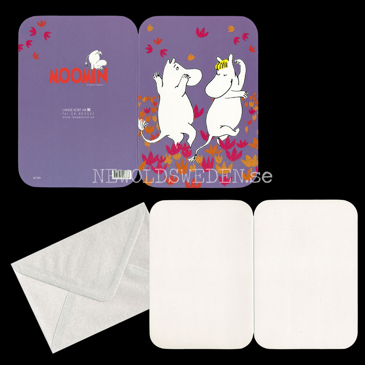 MOOMIN No. 9 - Exklusivt dubbel kort med kuvert - 751 - 2