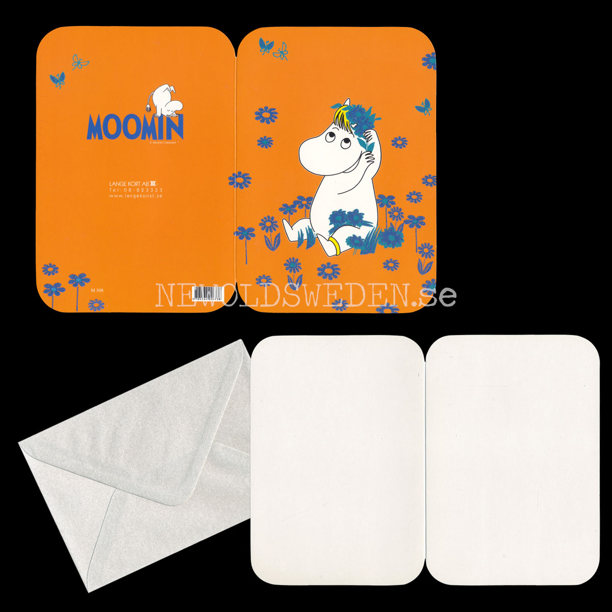 MOOMIN No. 8 - Exklusivt dubbel kort med kuvert - 751 - 2