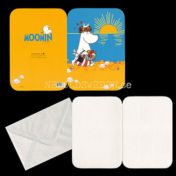MOOMIN No. 7 - Exklusivt dubbel kort med kuvert - 751