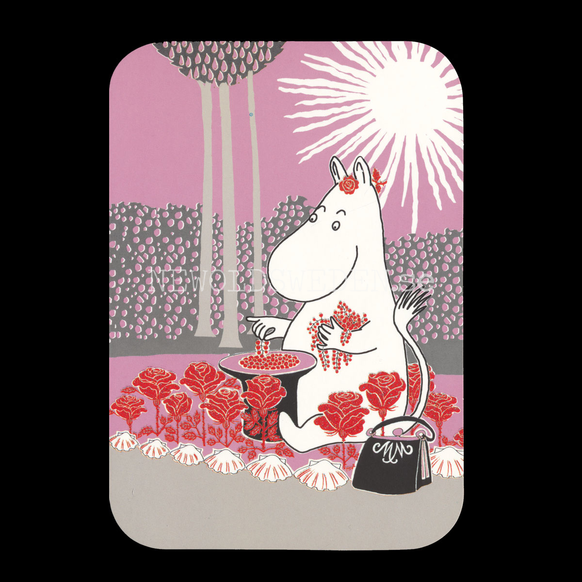 MOOMIN No. 4 - Exklusivt dubbel kort med kuvert - 751