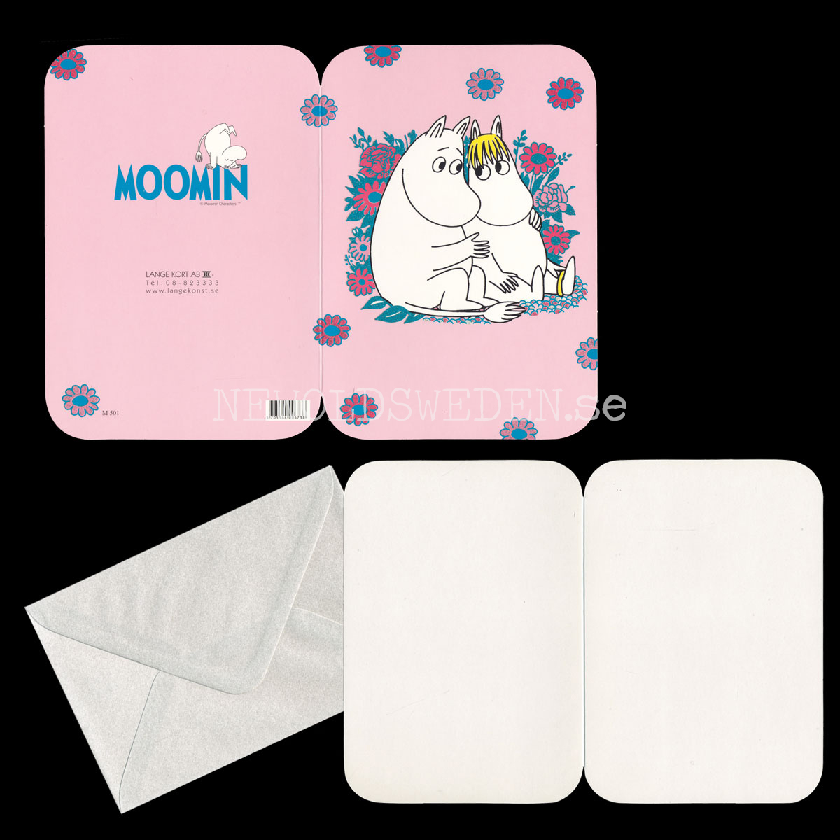 MOOMIN No. 1 - Exklusivt dubbel kort med kuvert - 751 - 2