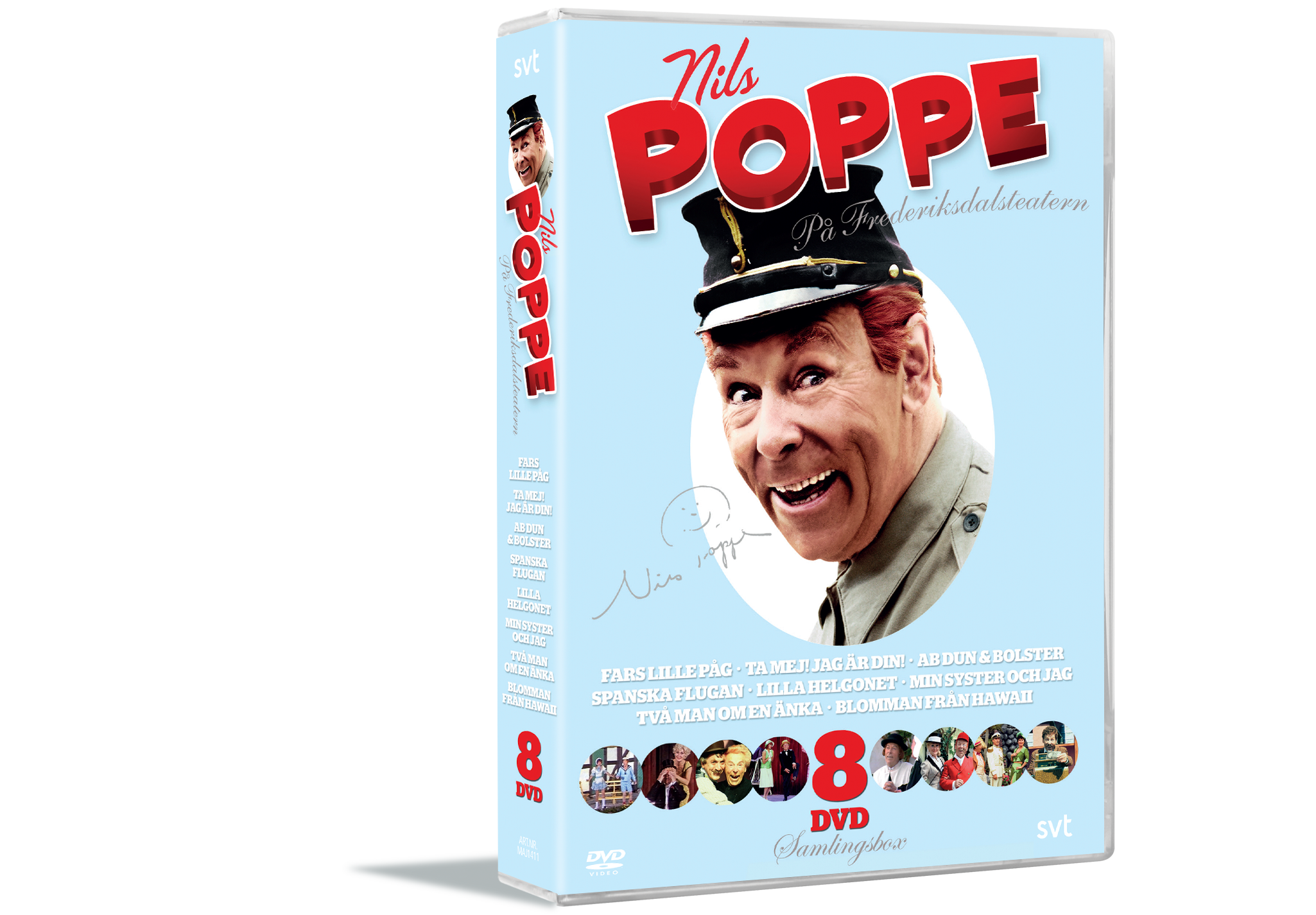 Nils Poppe Fredriksdalsteatern samlingsbox