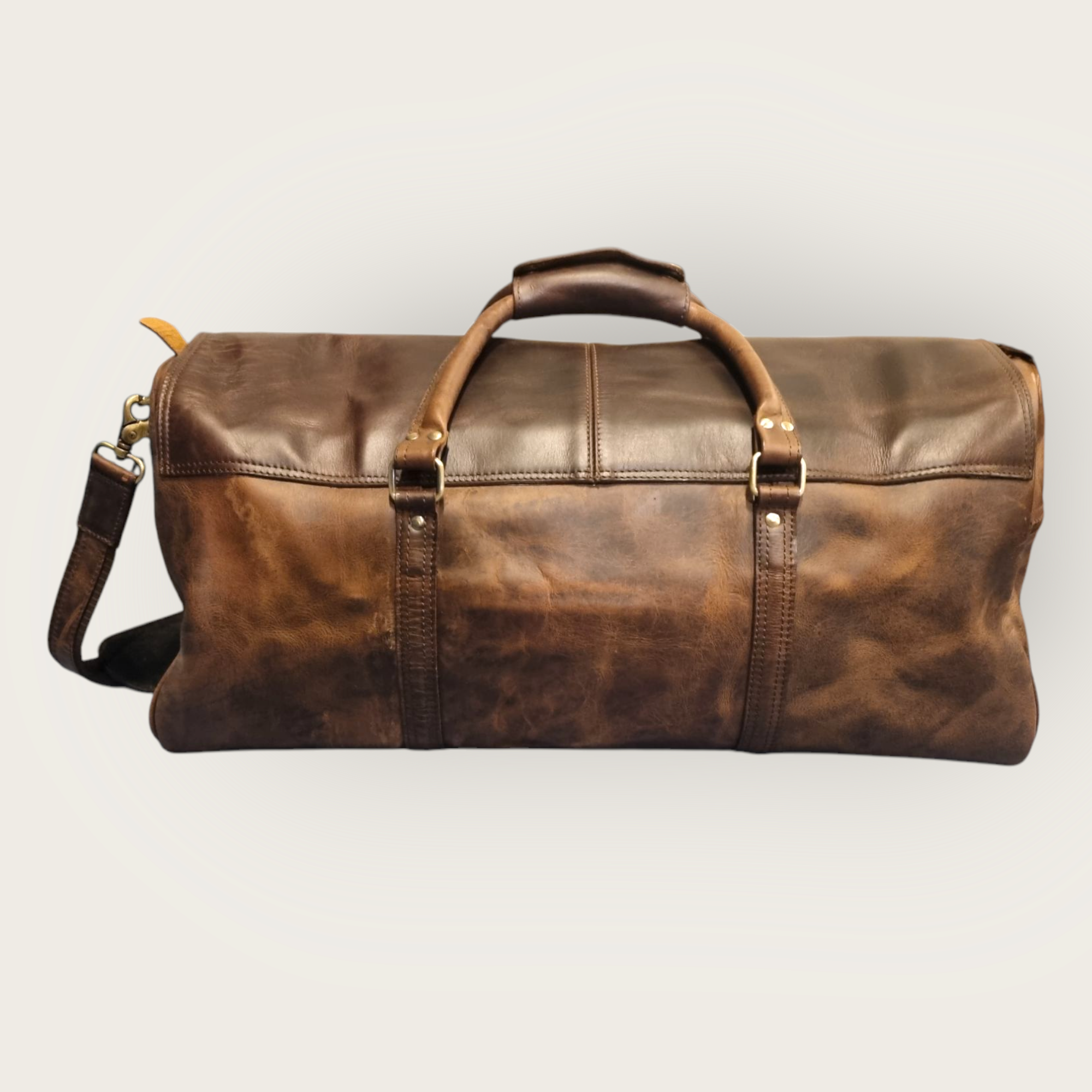 Genuine leather weekendbag - 4