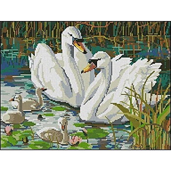 Svan Par,  Diamond Picture Diamond Painting