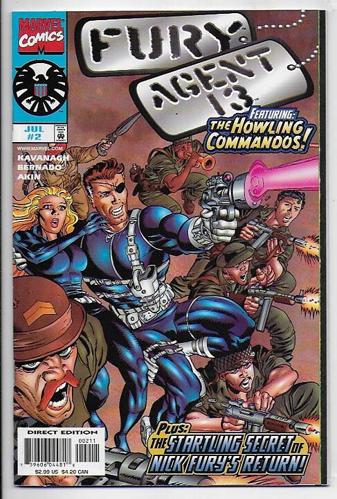 Fury/Agent 13 # 2 NM- 