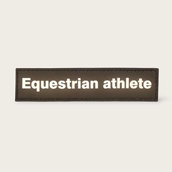 Equestrian athlete patch