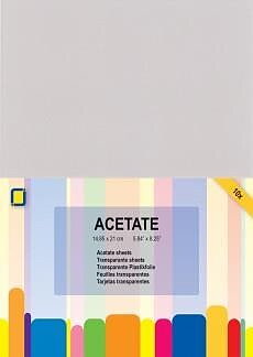 Acetate sheets A5, 10 stk