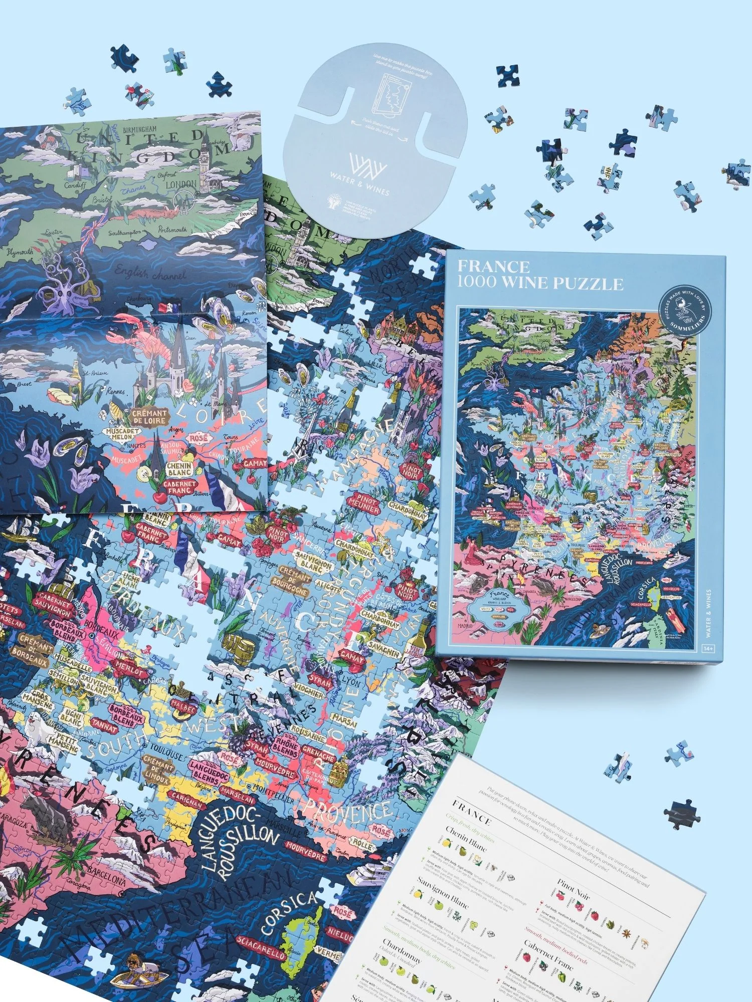 Wine Puzzle - France - 5